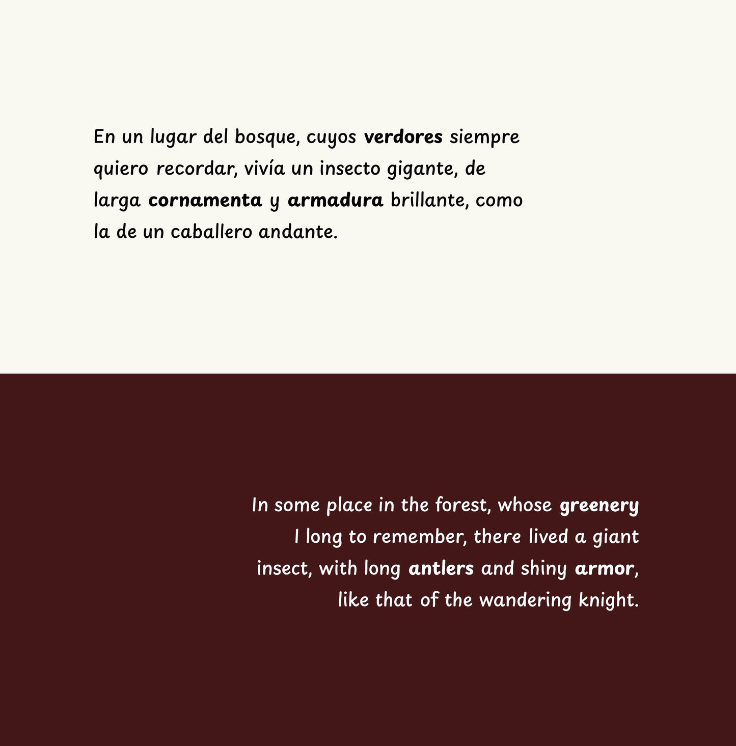 Don Rinoceronte, the Ingenious beetle of the forest / El ingenioso escarabajo del bosque