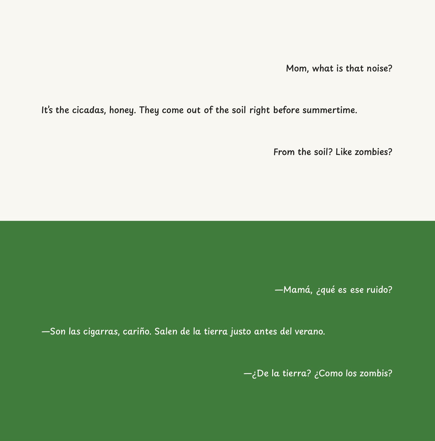 Dejemos que las cigarras lo cuenten / Let the Cicadas Tell Their Story